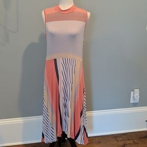 Anthropologie Orange Dress Size L